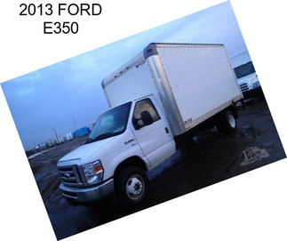 2013 FORD E350