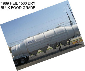 1989 HEIL 1500 DRY BULK FOOD GRADE