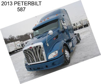 2013 PETERBILT 587