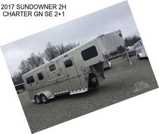 2017 SUNDOWNER 2H CHARTER GN SE 2+1