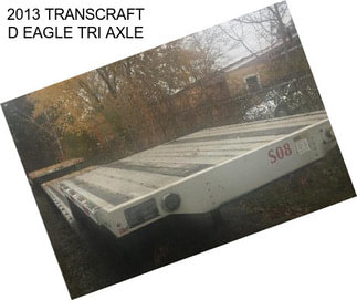 2013 TRANSCRAFT D EAGLE TRI AXLE