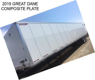 2019 GREAT DANE COMPOSITE PLATE