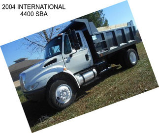 2004 INTERNATIONAL 4400 SBA