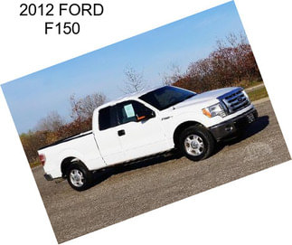 2012 FORD F150