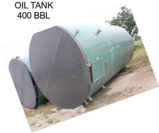 OIL TANK 400 BBL