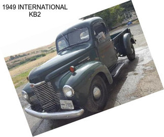 1949 INTERNATIONAL KB2