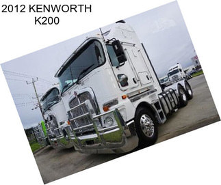 2012 KENWORTH K200