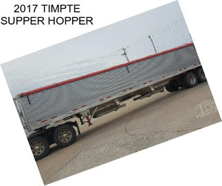 2017 TIMPTE SUPPER HOPPER