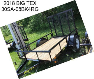 2018 BIG TEX 30SA-08BK4RG