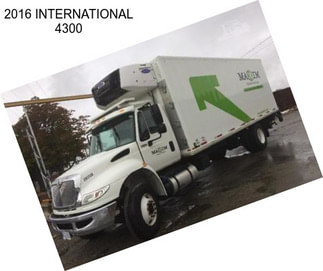 2016 INTERNATIONAL 4300