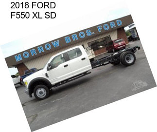 2018 FORD F550 XL SD