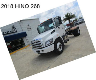 2018 HINO 268