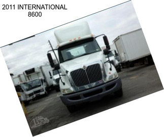 2011 INTERNATIONAL 8600