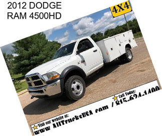 2012 DODGE RAM 4500HD