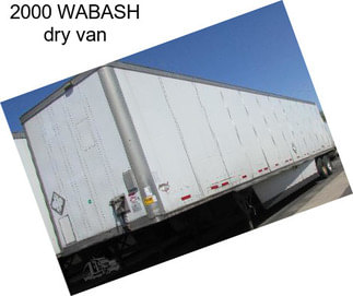 2000 WABASH dry van