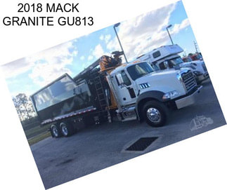 2018 MACK GRANITE GU813