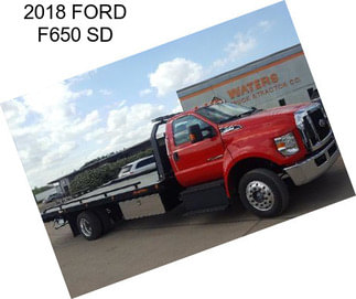 2018 FORD F650 SD