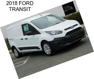 2018 FORD TRANSIT