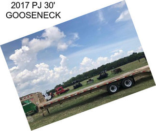 2017 PJ 30\' GOOSENECK