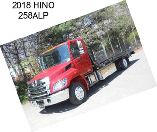 2018 HINO 258ALP