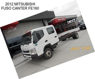 2012 MITSUBISHI FUSO CANTER FE160