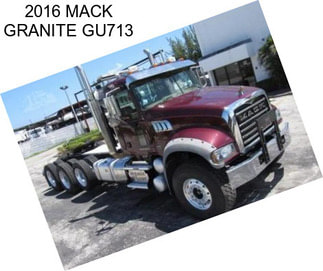 2016 MACK GRANITE GU713