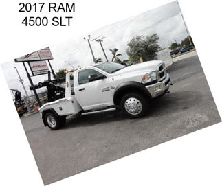 2017 RAM 4500 SLT