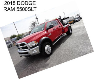 2018 DODGE RAM 5500SLT