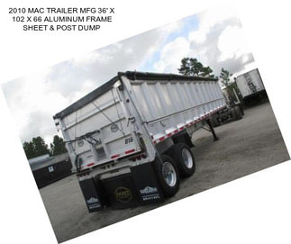 2010 MAC TRAILER MFG 36\' X 102\