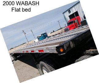 2000 WABASH Flat bed