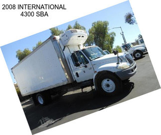 2008 INTERNATIONAL 4300 SBA