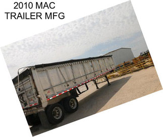 2010 MAC TRAILER MFG