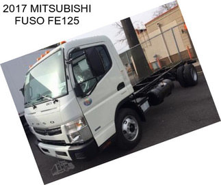 2017 MITSUBISHI FUSO FE125