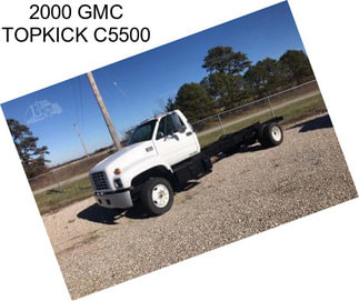 2000 GMC TOPKICK C5500