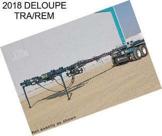 2018 DELOUPE TRA/REM