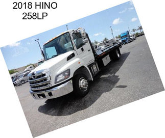 2018 HINO 258LP