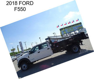 2018 FORD F550