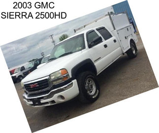 2003 GMC SIERRA 2500HD