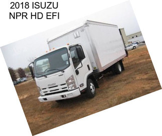 2018 ISUZU NPR HD EFI