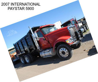 2007 INTERNATIONAL PAYSTAR 5900