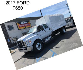 2017 FORD F650