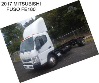 2017 MITSUBISHI FUSO FE180