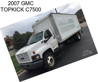 2007 GMC TOPKICK C7500