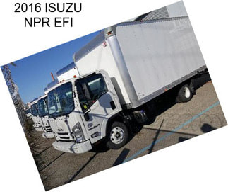 2016 ISUZU NPR EFI