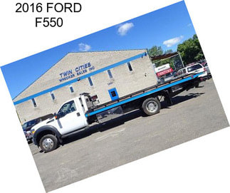 2016 FORD F550