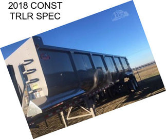 2018 CONST TRLR SPEC