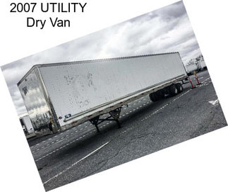 2007 UTILITY Dry Van