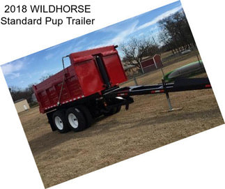 2018 WILDHORSE Standard Pup Trailer