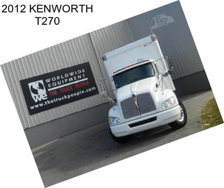 2012 KENWORTH T270