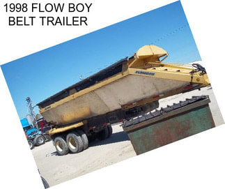 1998 FLOW BOY BELT TRAILER